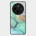Marble Glass Finish Phone Case And Cover For Vivo T4 5G