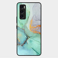Marble Glass Finish Phone Case And Cover For Vivo V20 Se