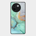 Marble Glass Finish Phone Case And Cover For Vivo V30E 5G