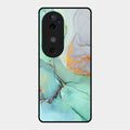 Marble Glass Finish Phone Case And Cover For Vivo V40 5G