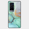 Marble Glass Finish Phone Case And Cover For Vivo X60 Pro Plus 5G