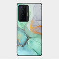 Marble Glass Finish Phone Case And Cover For Vivo X70 Pro 5G