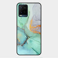 Marble Glass Finish Phone Case And Cover For Vivo Y33S