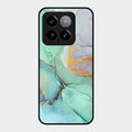 Marble Glass Finish Phone Case And Cover For Xiaomi 14 5G