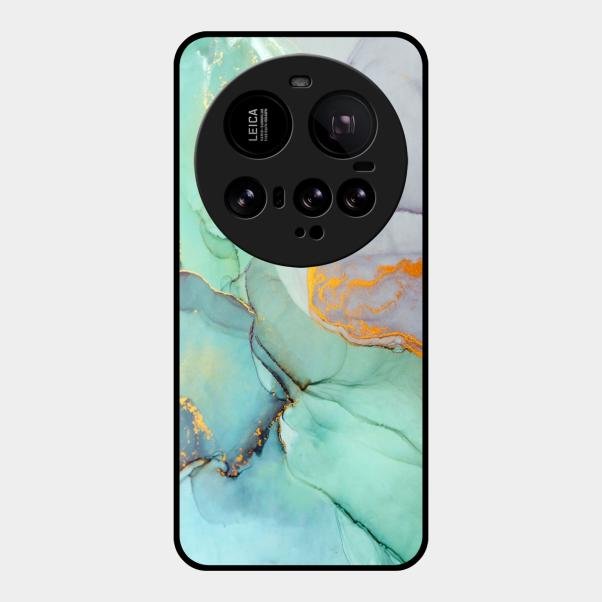 Marble Glass Finish Phone Case And Cover For Xiaomi 15 Ultra 5G