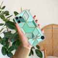 Marble Green Customize Transparent Silicon Case For CMF by Nothing Phone 2 Pro