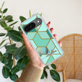 Marble Green Customize Transparent Silicon Case For Google Pixel 9
