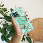 Marble Green Customize Anti Yellow Case For Motorola Edge 50 Neo
