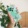 Marble Green Customize Anti Yellow Case For Oppo F31 Pro Plus 5G