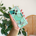 Marble Green Customize Anti Yellow Case For Oppo F31 Pro Plus 5G