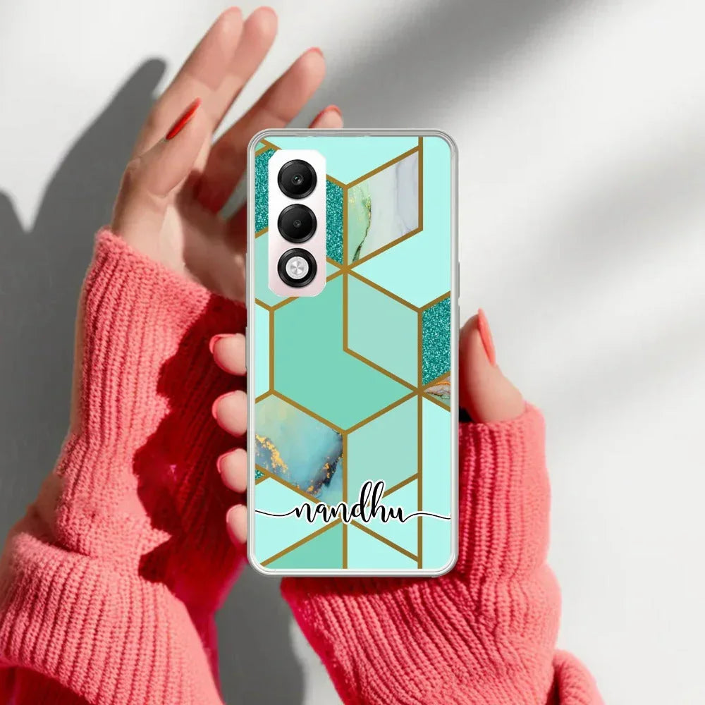 Marble Green Customize Anti Yellow Case For Oppo K13x 5G