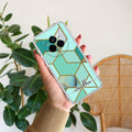 Marble Green Customize Transparent Silicon Case For Realme Narzo 80x 5G