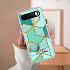 Marble Green Customize Anti Yellow Case For Realme 16 5G