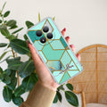 Marble Green Customize Anti Yellow Case For Redmi Note 15 Pro Plus 5G