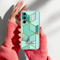 Marble Green Customize Anti Yellow Case For Samsung Galaxy M34 5G / Samsung Galaxy F34 5G