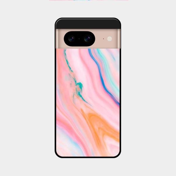 Marble Pattern Fluid Textured Glass Case Cover For Google - ShopOnCliQ