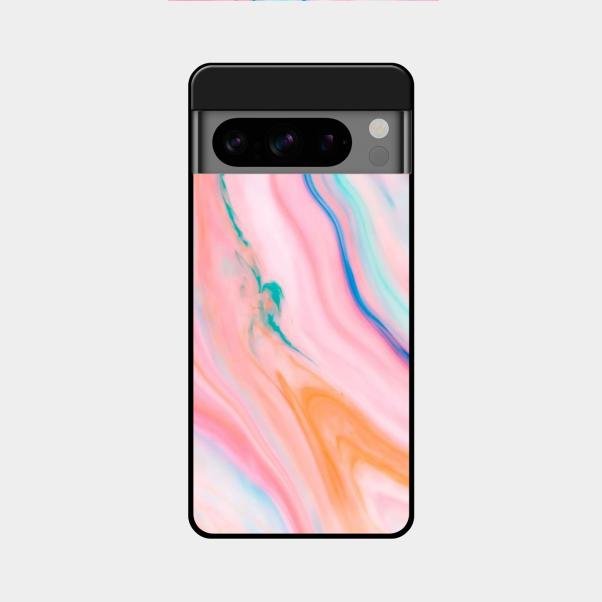 Marble Pattern Fluid Textured Glass Case Cover For Google - ShopOnCliQ