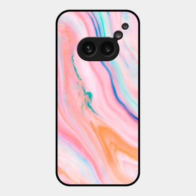 Marble Pattern Fluid Textured Glass Case Cover For Nothing - ShopOnCliQ