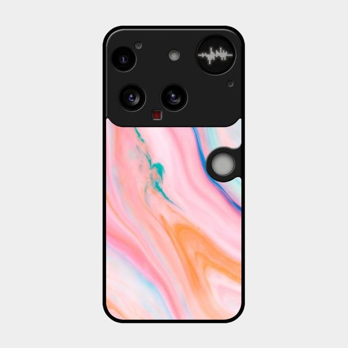 Marble Pattern Fluid Textured Glass Case Cover For Nothing - ShopOnCliQ