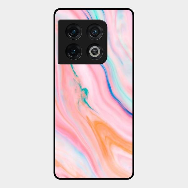 Marble Pattern Fluid Textured Glass Case Cover For Oneplus - ShopOnCliQ