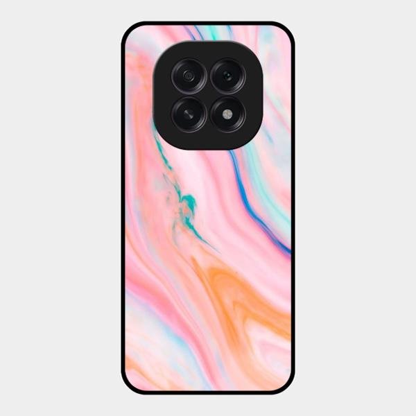 Marble Pattern Fluid Textured Glass Case Cover For Oppo - ShopOnCliQ