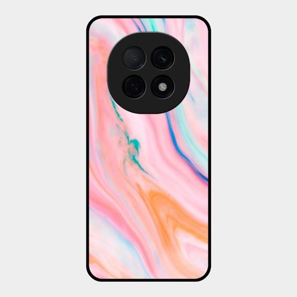 Marble Pattern Fluid Textured Glass Case Cover For Oppo - ShopOnCliQ