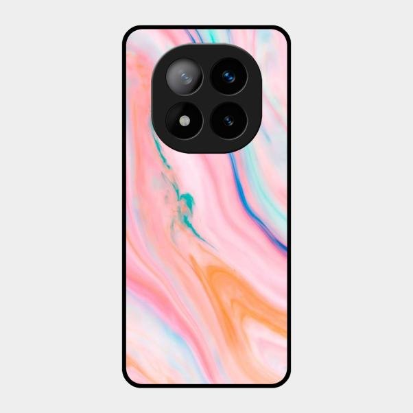 Marble Pattern Fluid Textured Glass Case Cover For Redmi - ShopOnCliQ