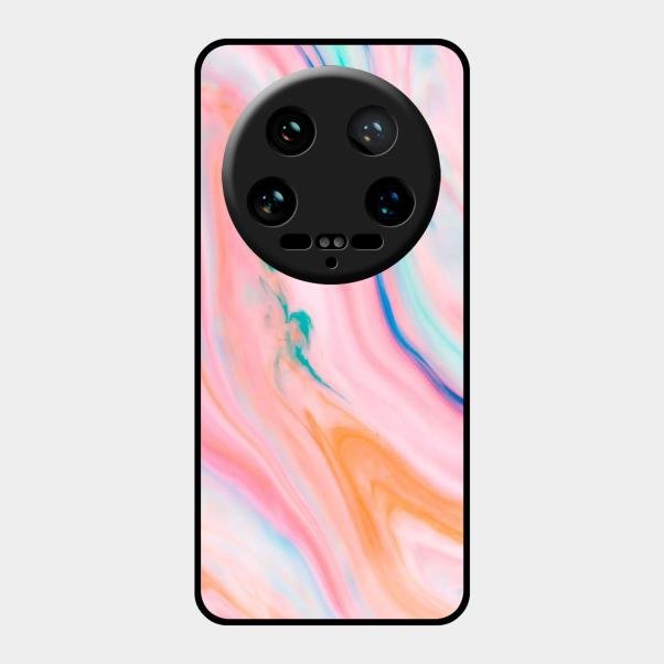 Marble Pattern Fluid Textured Glass Case Cover For Redmi - ShopOnCliQ