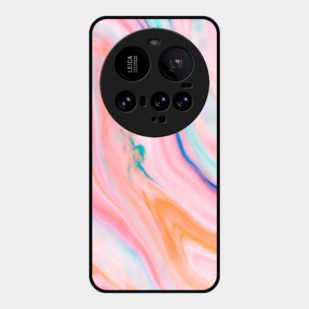 Marble Pattern Fluid Textured Glass Case Cover For Redmi - ShopOnCliQ