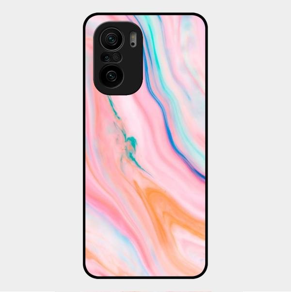 Marble Pattern Fluid Textured Glass Case Cover For Redmi - ShopOnCliQ