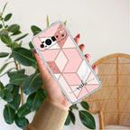 Marble Pink Customize Transparent Silicon Case For Google Pixel 10 Pro XL