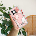 Marble Pink Customize Transparent Silicon Case For iQOO 13 5G