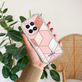 Marble Pink Customize Transparent Silicon Case For iQOO 15 5G