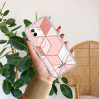Marble Pink Customize Transparent Silicon Case For Vivo Y400 Pro 5G