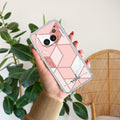 Marble Pink Customize Anti Yellow Case For Nothing Phone 2a Plus