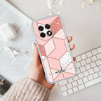 Marble Pink Customize Anti Yellow Case For OnePlus 13R 5G