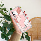 Marble Pink Customize Transparent Silicon Case For OnePlus - ShopOnCliQ