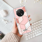 Marble Pink Customize Anti Yellow Case For Oppo F29 Pro 5G