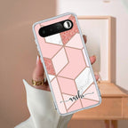 Marble Pink Customize Anti Yellow Case For Realme 16 5G