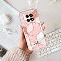 Marble Pink Customize Anti Yelllow Case For Realme C63 5G
