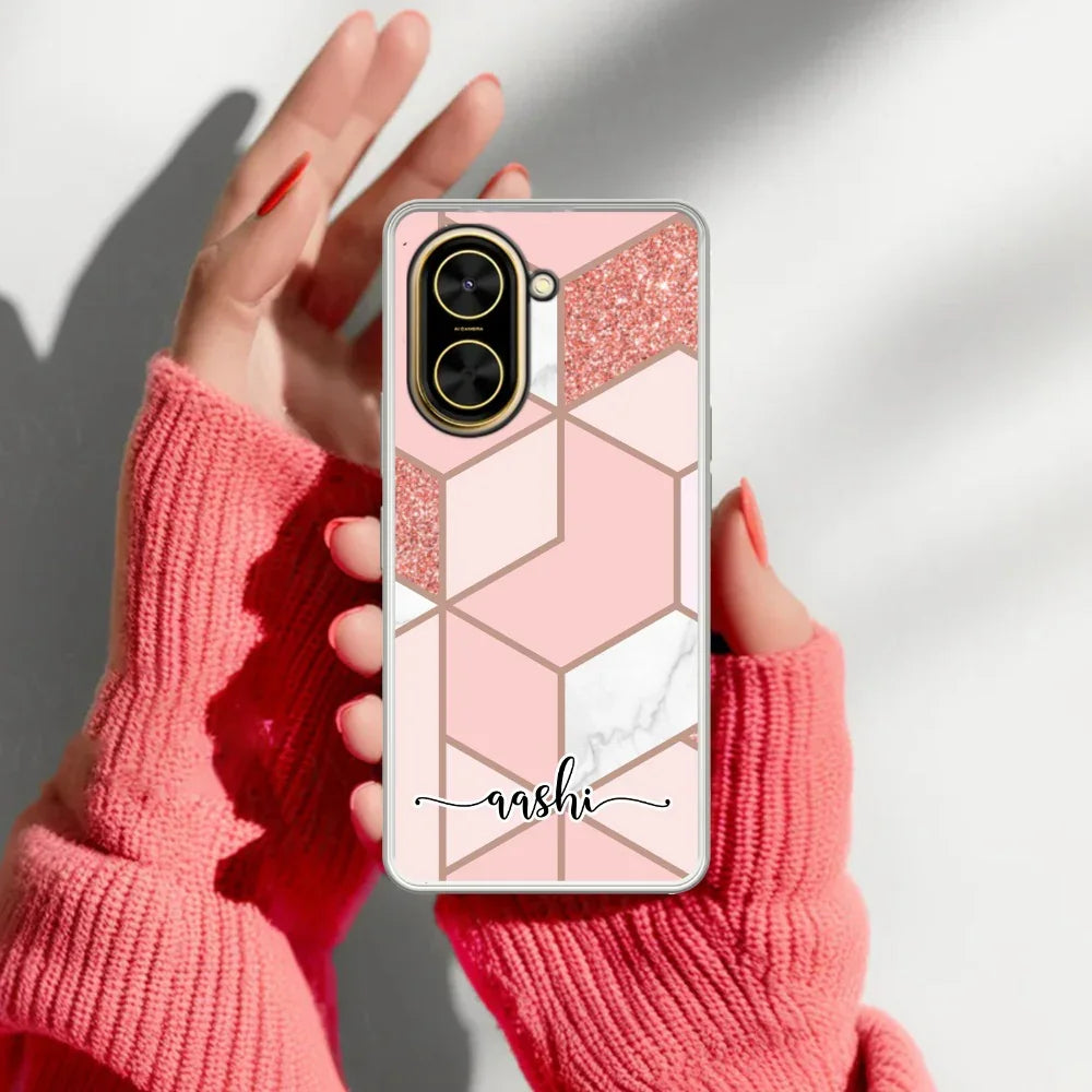 Marble Pink Customize Transparent Silicon Case For Redmi/Xiaomi - ShopOnCliQ