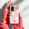 Marble Pink Customize Transparent Silicon Case For Redmi/Xiaomi - ShopOnCliQ