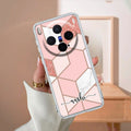 Marble Pink Customize Anti Yellow Case For Vivo X300 Pro 5G