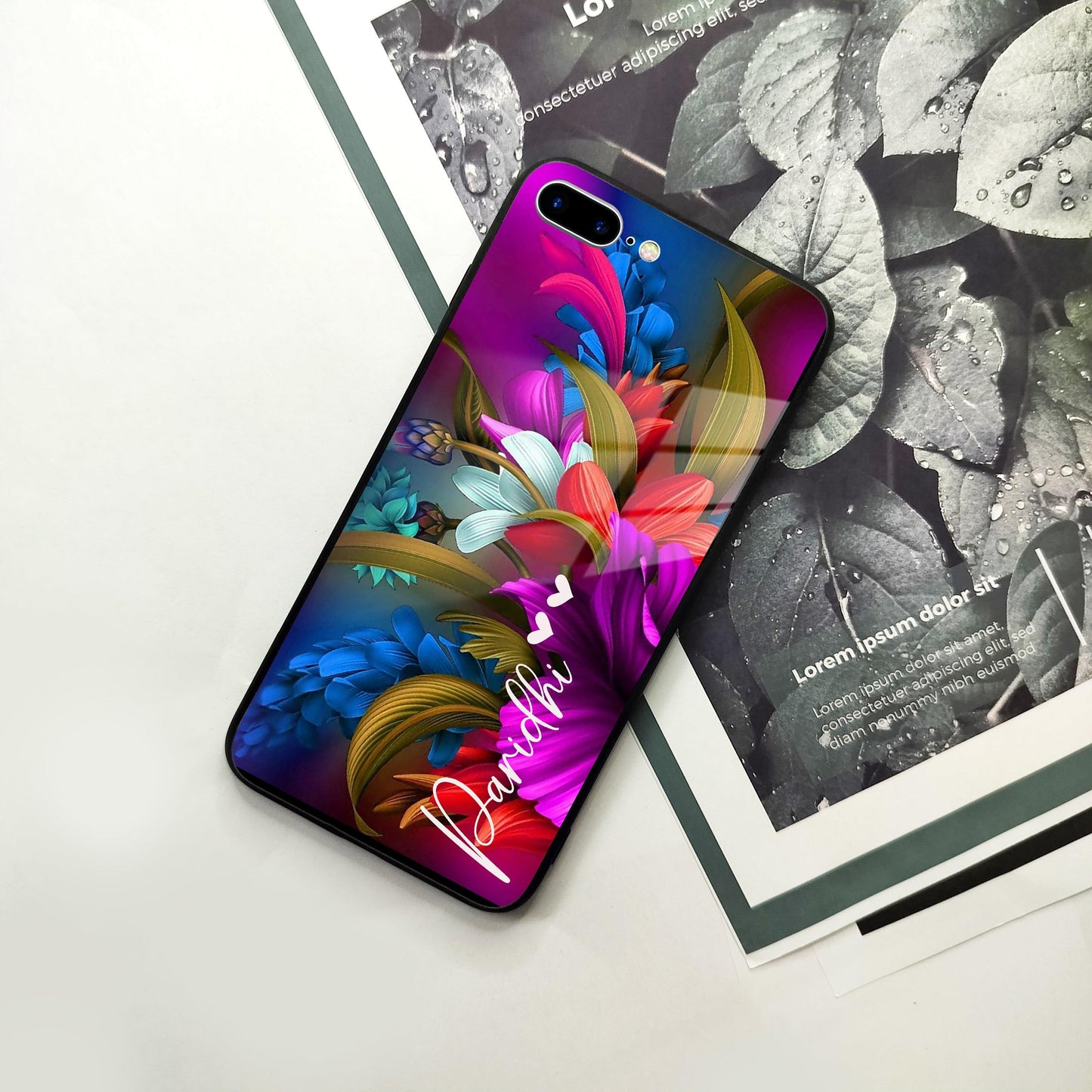 Margenta Glass Case Cover For iPhone