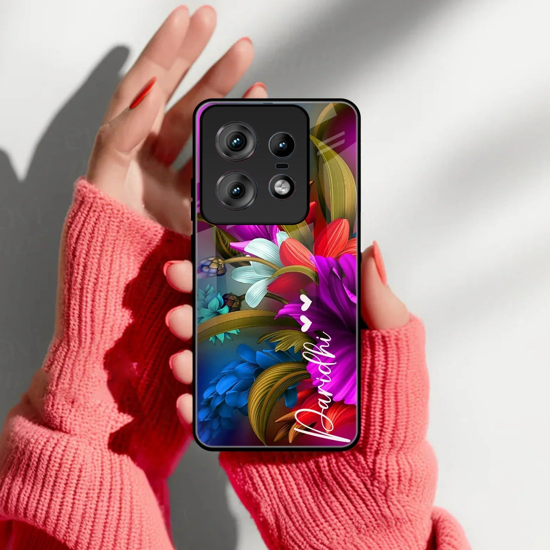 Margenta Glass Case Cover For Motorola - ShopOnCliQ