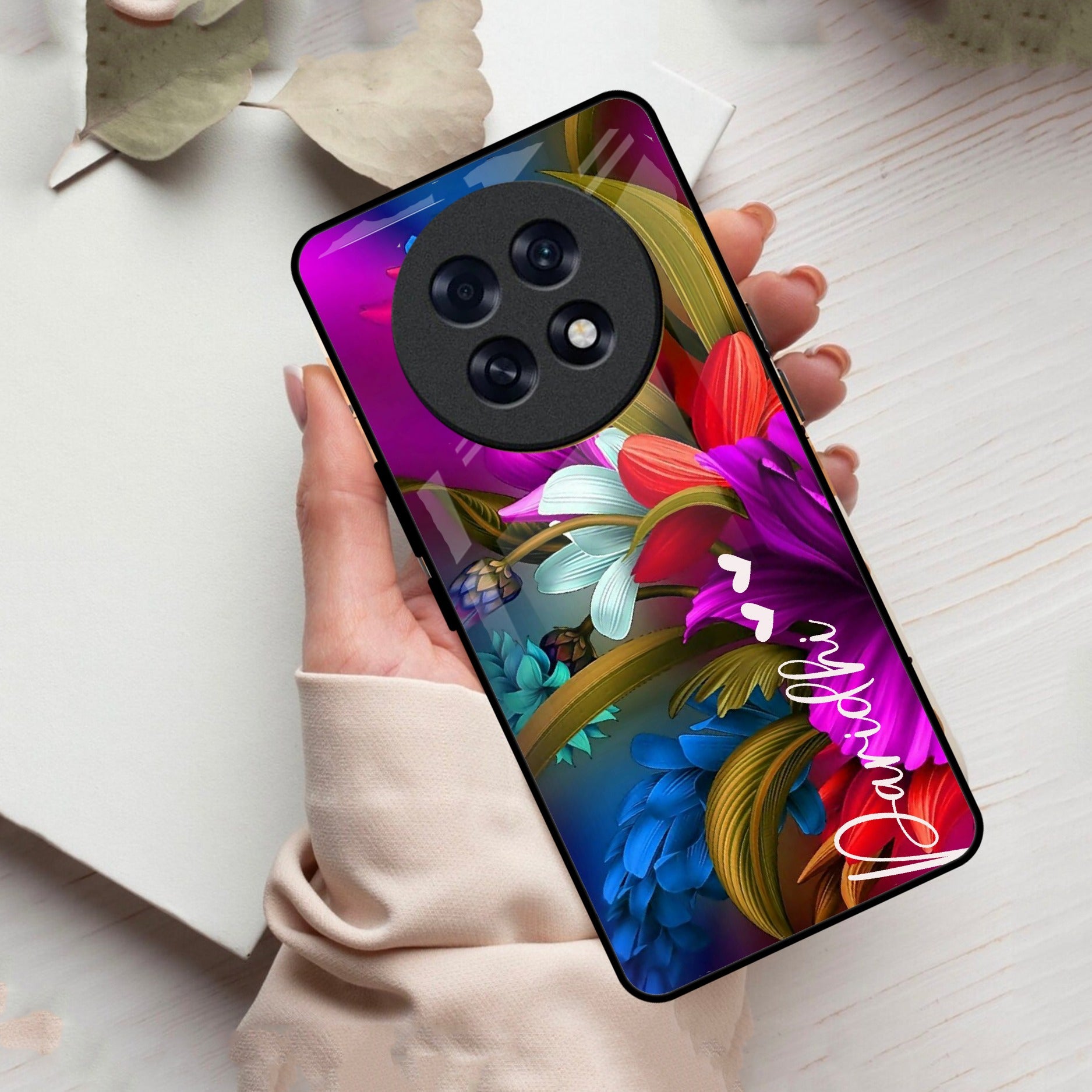 Margenta Glass Case Cover For Oppo