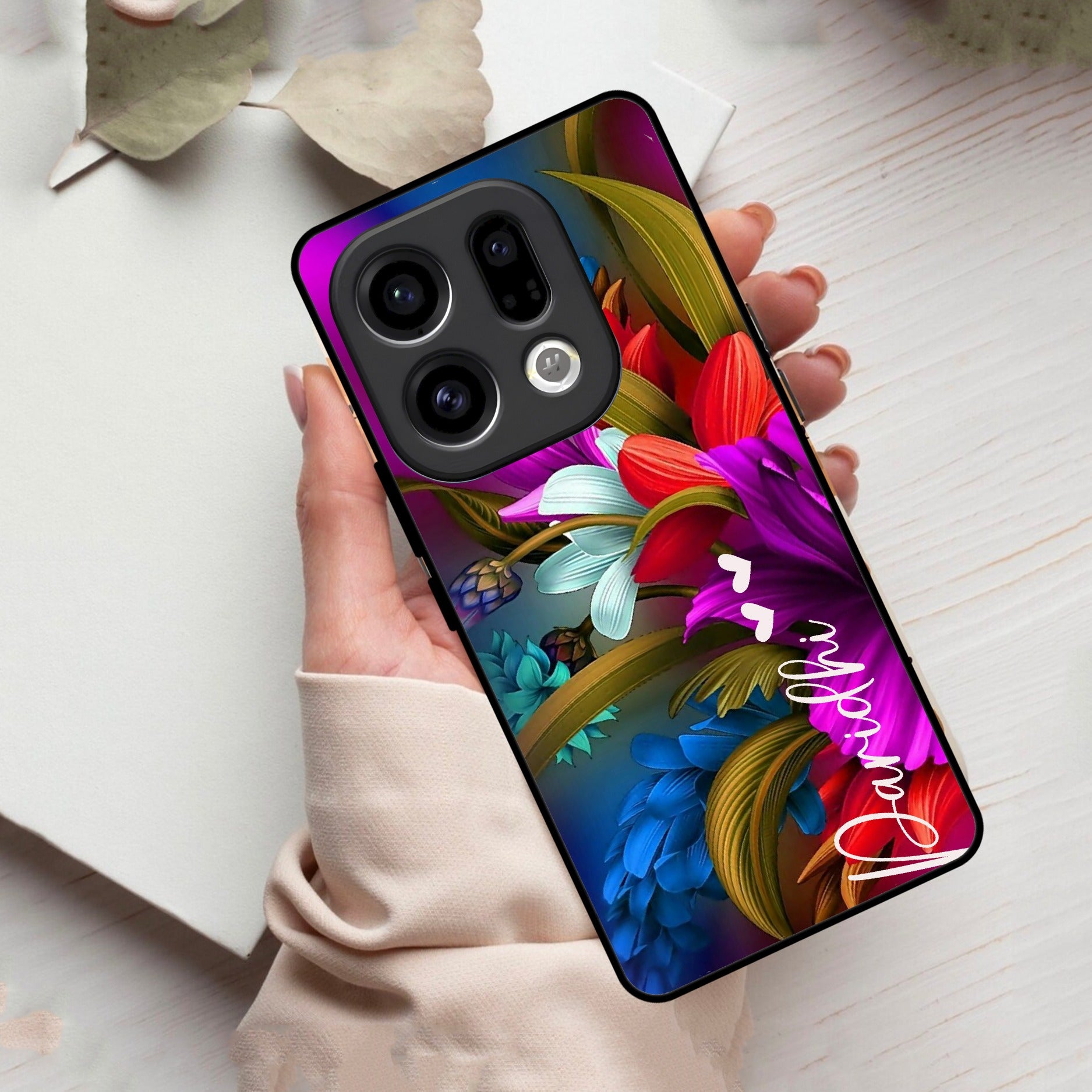 Margenta Glass Case Cover For Oppo