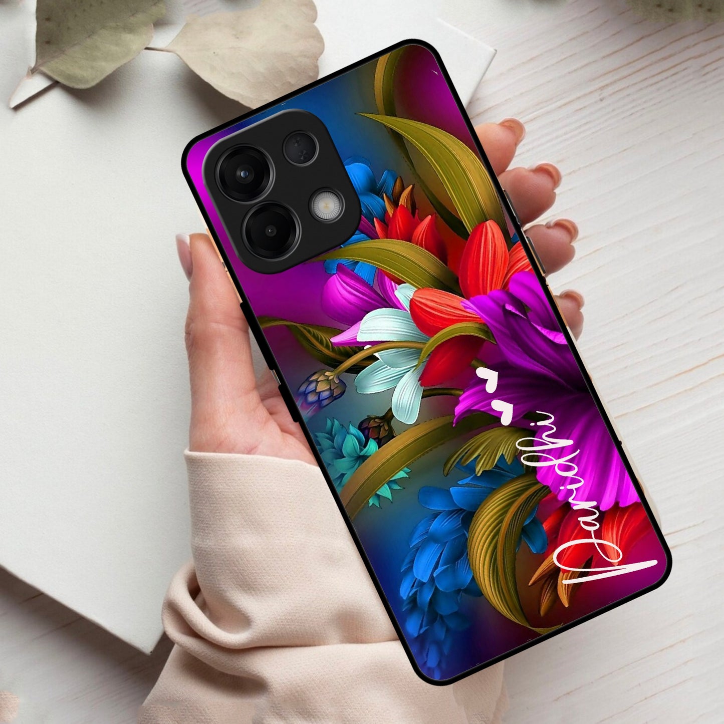 Margenta Glass Case Cover For Oppo