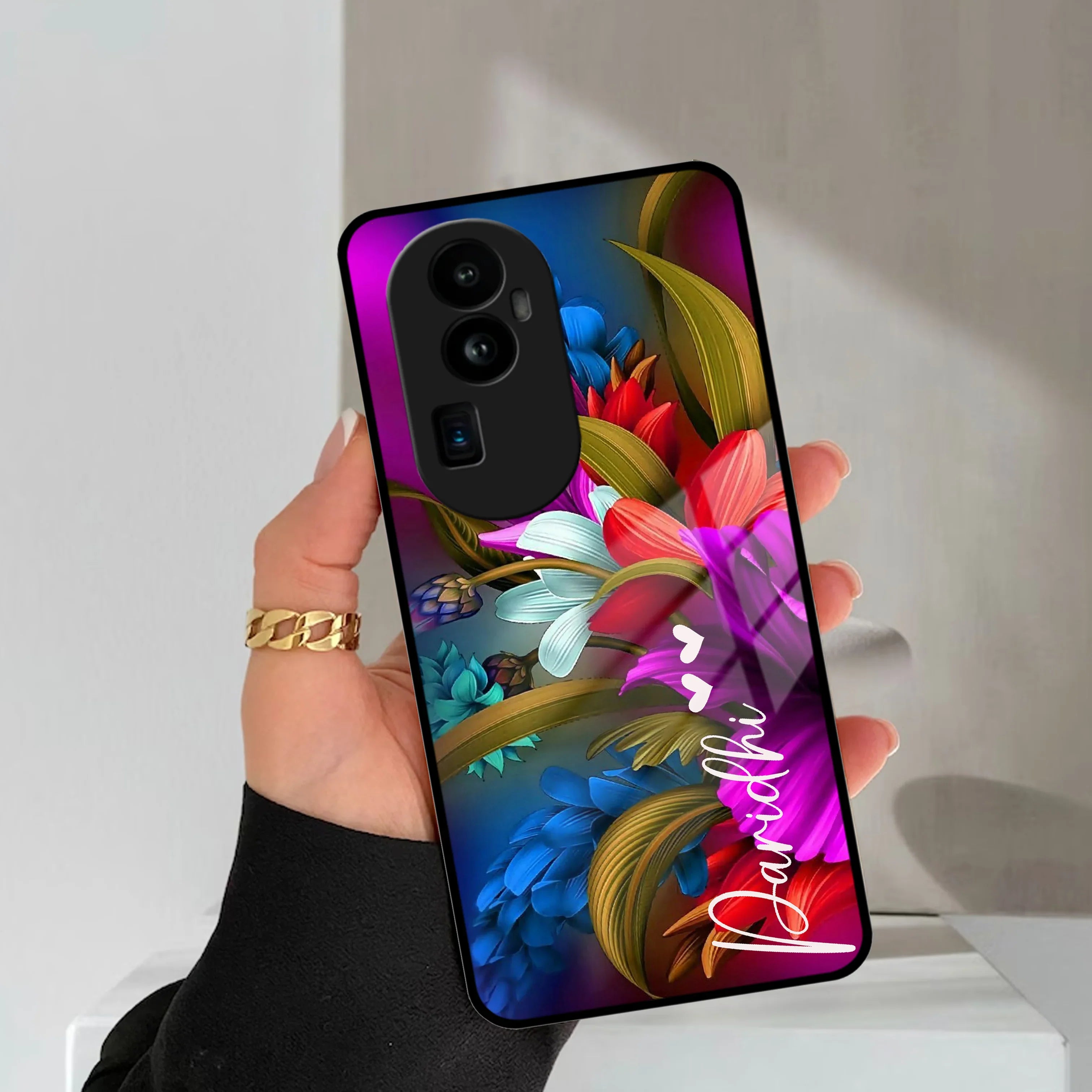 Margenta Glass Case Cover For Oppo - ShopOnCliQ