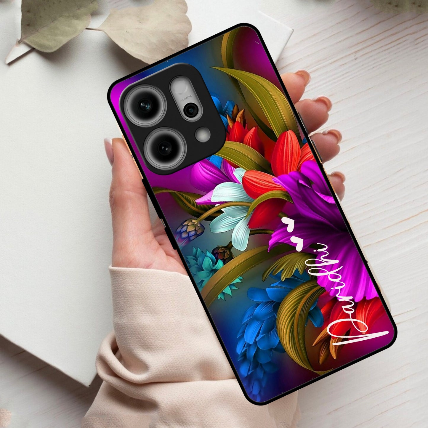 Margenta Glass Case Cover For Oppo